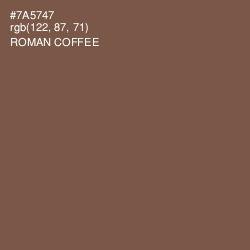 #7A5747 - Roman Coffee Color Image